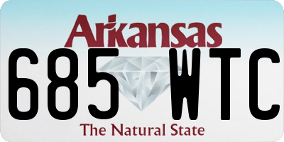 AR license plate 685WTC