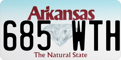 AR license plate 685WTH