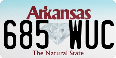 AR license plate 685WUC