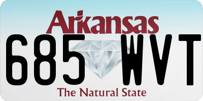 AR license plate 685WVT