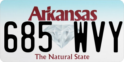 AR license plate 685WVY