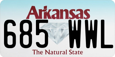 AR license plate 685WWL