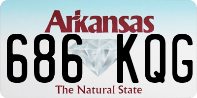 AR license plate 686KQG