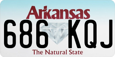 AR license plate 686KQJ