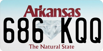 AR license plate 686KQQ