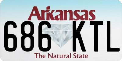 AR license plate 686KTL