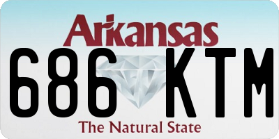AR license plate 686KTM