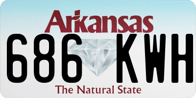 AR license plate 686KWH