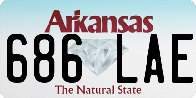 AR license plate 686LAE