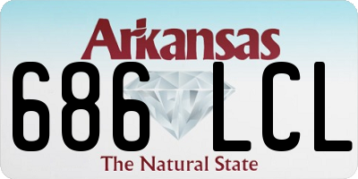 AR license plate 686LCL