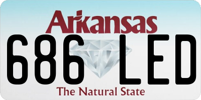 AR license plate 686LED