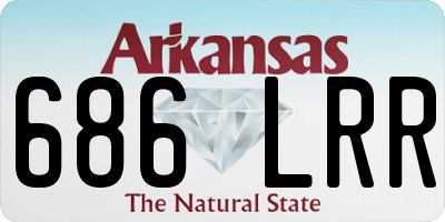 AR license plate 686LRR