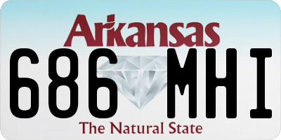 AR license plate 686MHI