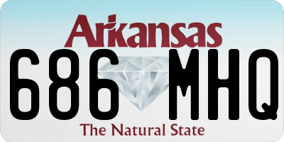 AR license plate 686MHQ
