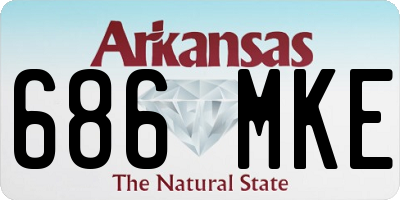 AR license plate 686MKE