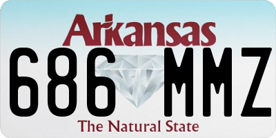 AR license plate 686MMZ