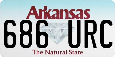AR license plate 686URC