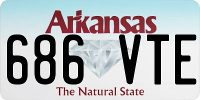 AR license plate 686VTE