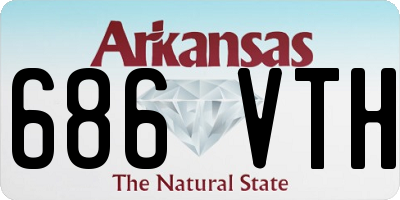 AR license plate 686VTH