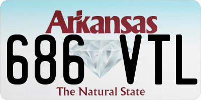 AR license plate 686VTL