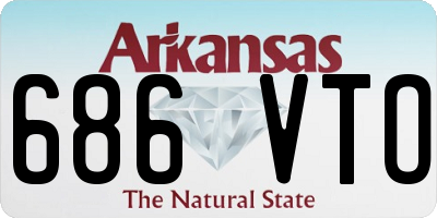 AR license plate 686VTO