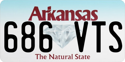 AR license plate 686VTS
