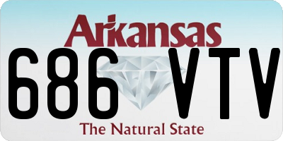 AR license plate 686VTV