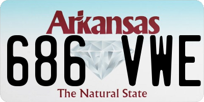 AR license plate 686VWE