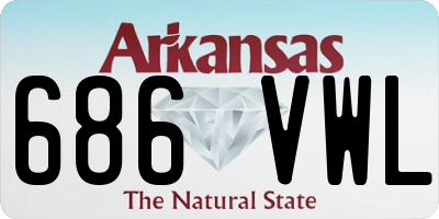 AR license plate 686VWL