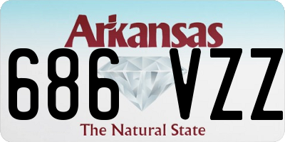 AR license plate 686VZZ
