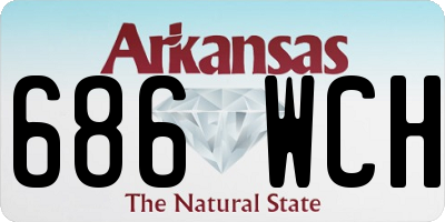 AR license plate 686WCH