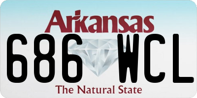 AR license plate 686WCL
