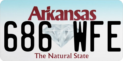 AR license plate 686WFE