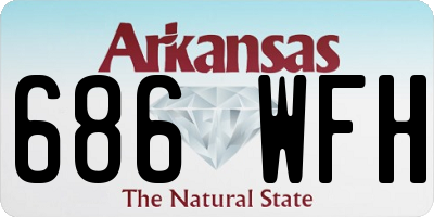 AR license plate 686WFH