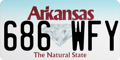 AR license plate 686WFY