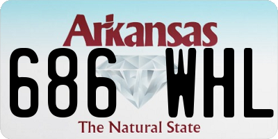 AR license plate 686WHL