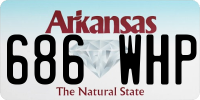AR license plate 686WHP