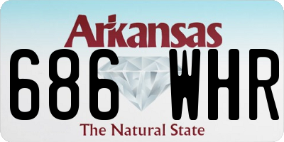 AR license plate 686WHR