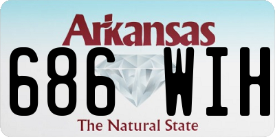 AR license plate 686WIH