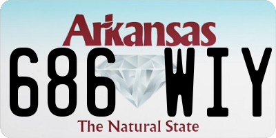 AR license plate 686WIY