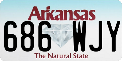 AR license plate 686WJY