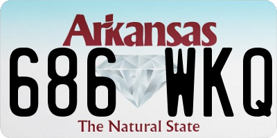 AR license plate 686WKQ