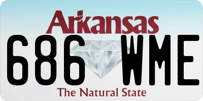 AR license plate 686WME