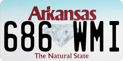 AR license plate 686WMI