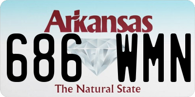 AR license plate 686WMN
