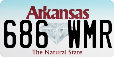 AR license plate 686WMR