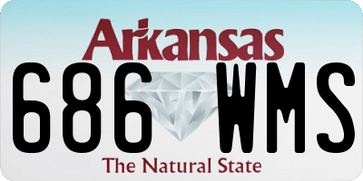 AR license plate 686WMS