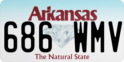 AR license plate 686WMV
