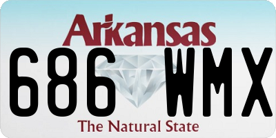 AR license plate 686WMX
