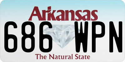 AR license plate 686WPN